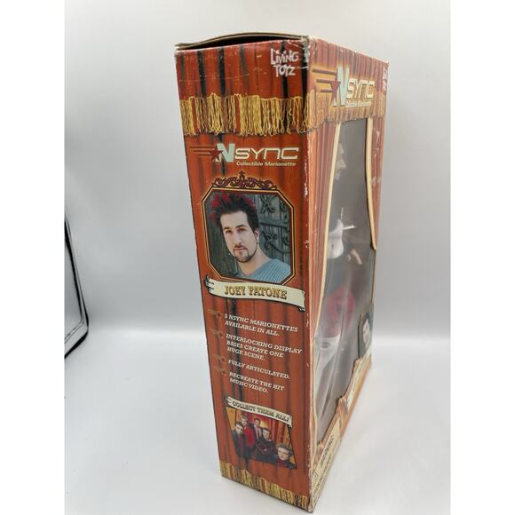 2000 Living Toyz NSYNC Joey Fatone Marionette. NIB - Picture 4 of 8